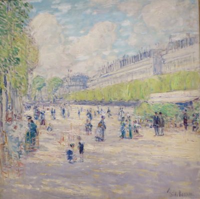 不明な画像 作： Childe Hassam
